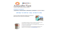 Desktop Screenshot of antigraffitipaint.co.uk